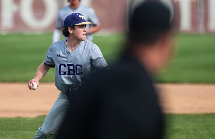 CBC Christian Brothers College at De Smet Missouri baseball April 4 2023 Paul Halfacre 20246